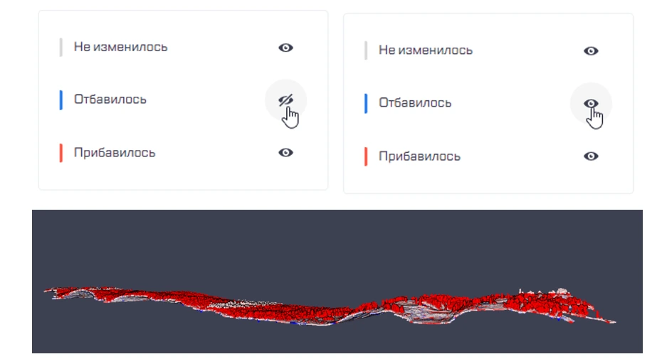 Рисунок 30. Алгоритм визуализации всех элементов результата сравнения